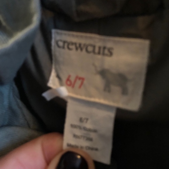 Feminine and frilly khaki vest size 6/7 crewcuts - Picture 2 of 4